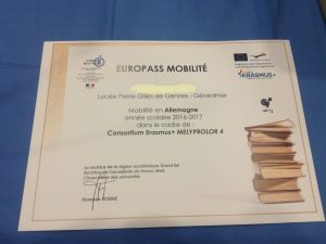 Exemple d'Europass